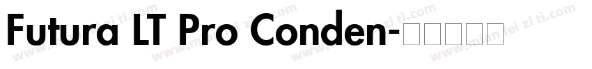Futura LT Pro Conden字体转换
